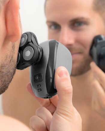 Barbermaskine Til Mænd Shavestyler Ergonomisk Genopladelig Grå Sort