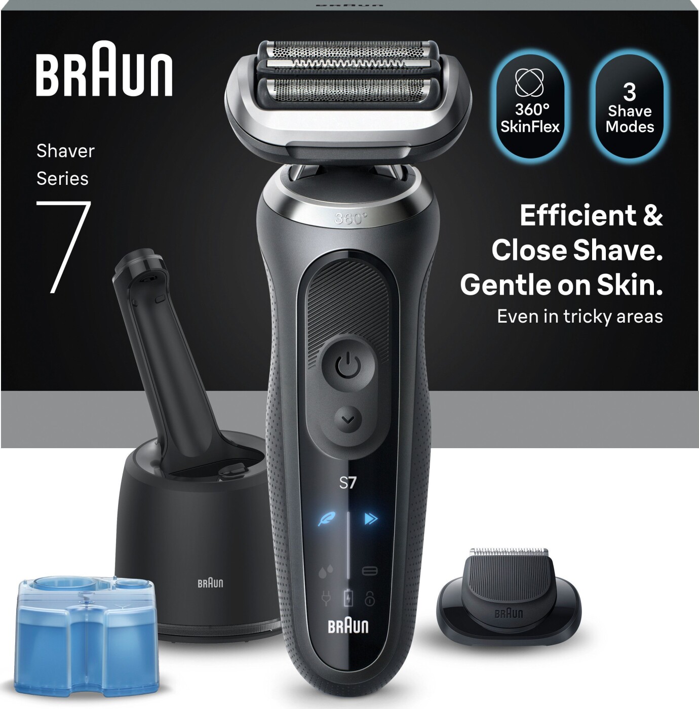 Braun Series Elektrisk Barbermaskine Smartcare Center Tilbehørsdel G7200cc Grå