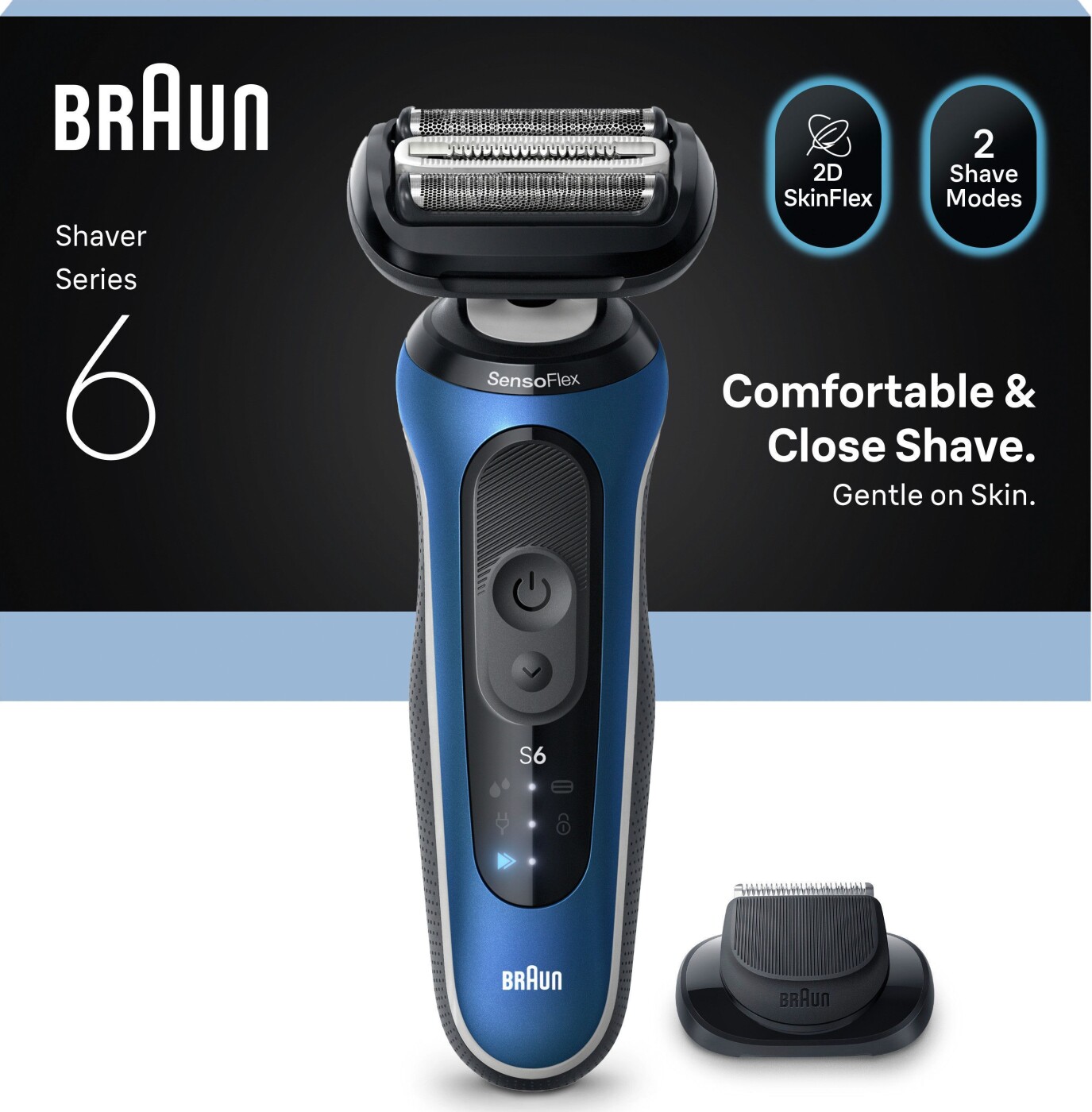 Braun Series Elektrisk Barbermaskine Tilbehørsdel Blå