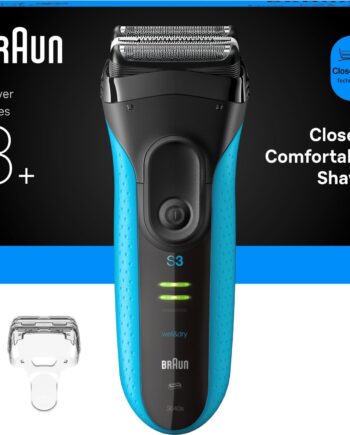 Braun Series  Elektrisk Barbermaskine Præcisionstrimmer Våd Tørbarbering 3040s Blå