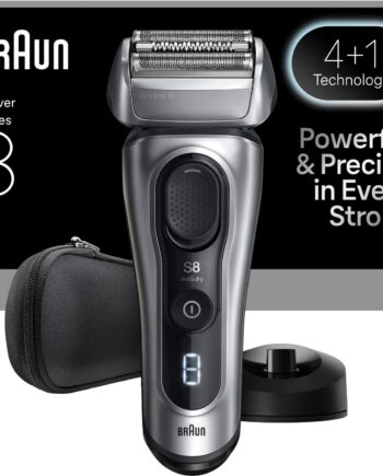 Braun Series Elektrisk Barbermaskine Sensoadapt Opladningsholder 8617s Sølv